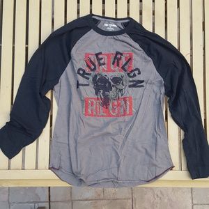 True Religion Embroidered Long Sleeve T
